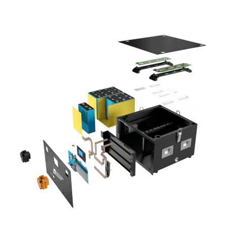 Free Shipping - 24V JK Stacked Lifepo4 Battery System DIY Kit built in BMS
