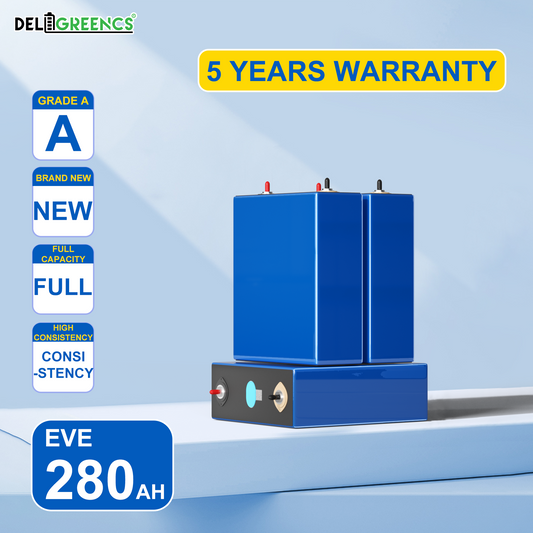 EVE 280AH Lifepo4 Battery Grade EV A+ 8000 Cycles Free Shipping
