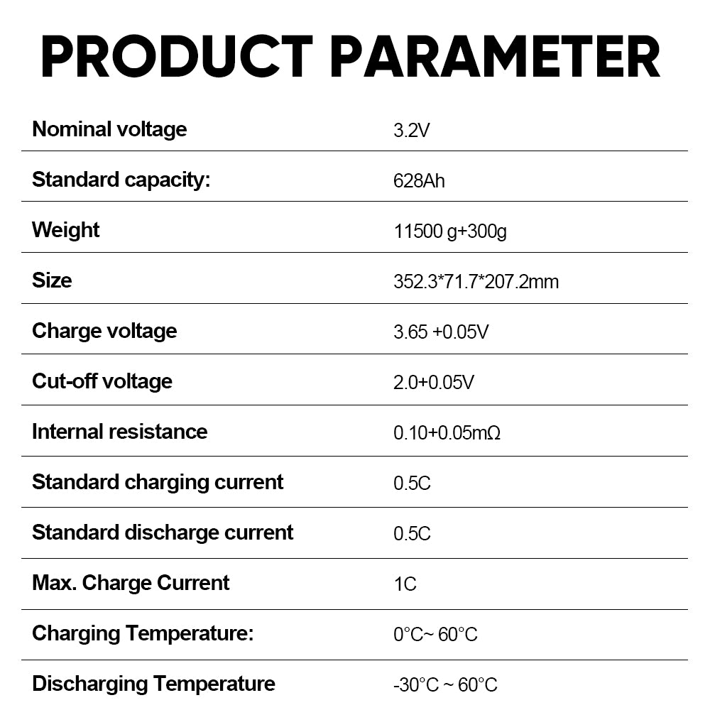 EVE- 628AHK Lifepo4 Battery Free Shipping Brand New 12000 Cycles