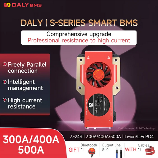 Free Shipping- DALY 250A 300A 400A 500A Smart BMS WITH NTC 3S to 24S S Series