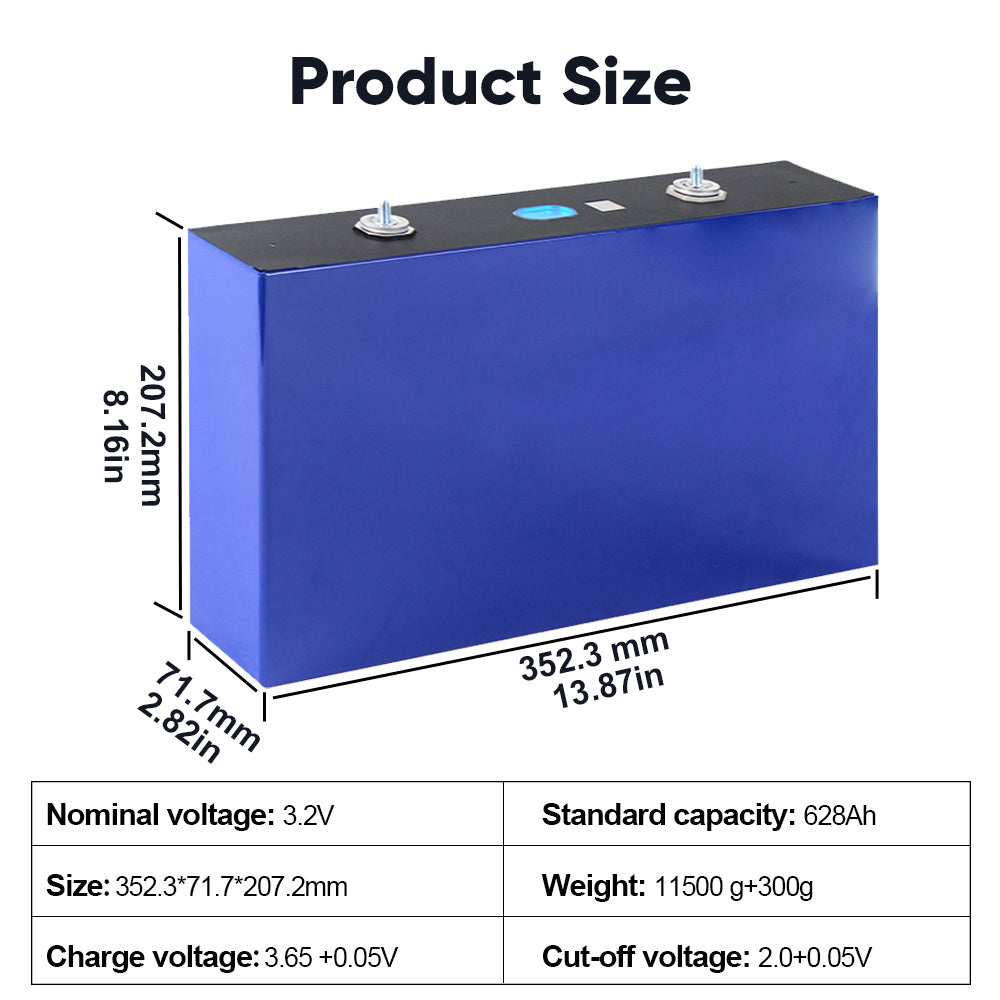 EVE- 628AHK Lifepo4 Battery Free Shipping Brand New 12000 Cycles