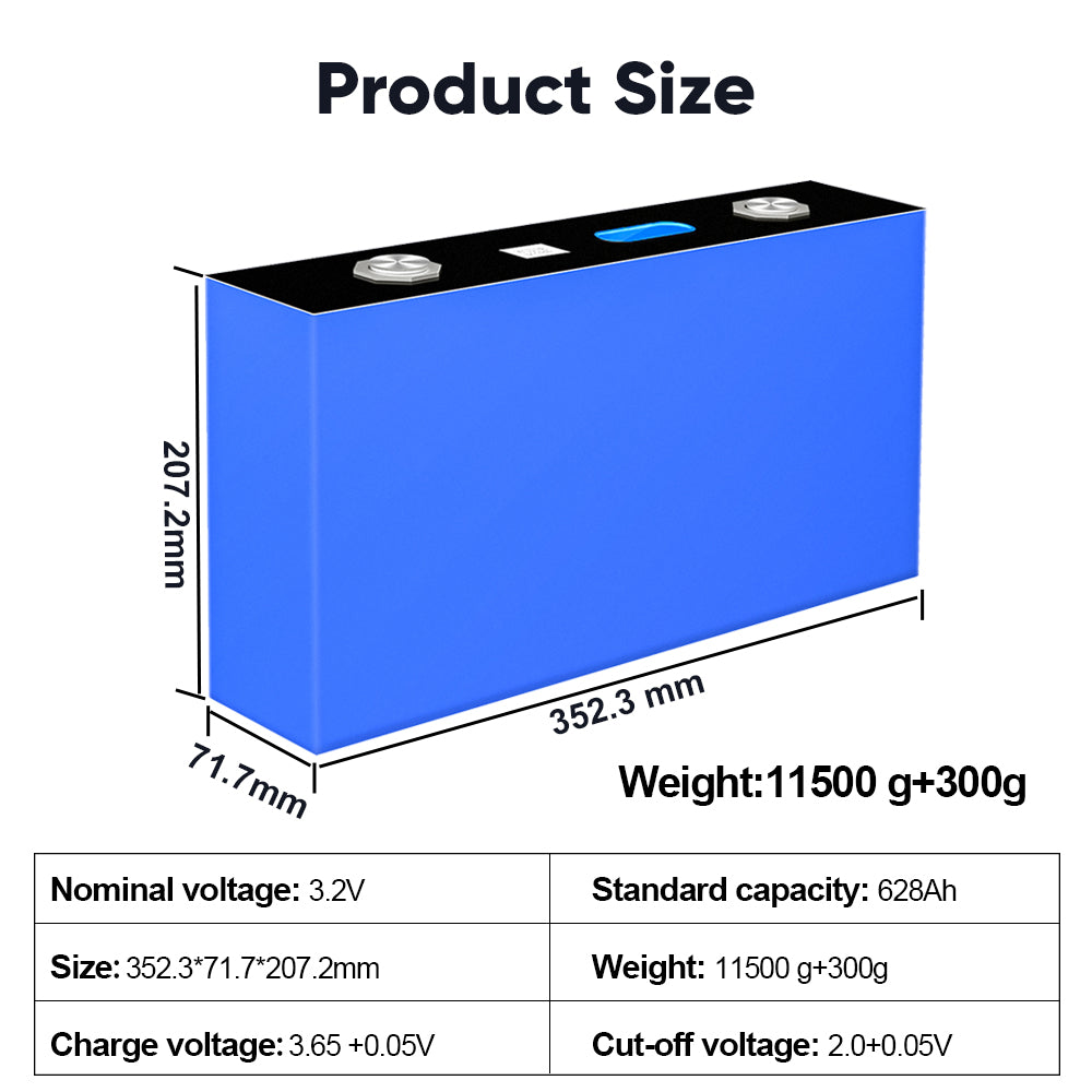 EVE- 628AHK Lifepo4 Battery Free Shipping Brand New 12000 Cycles