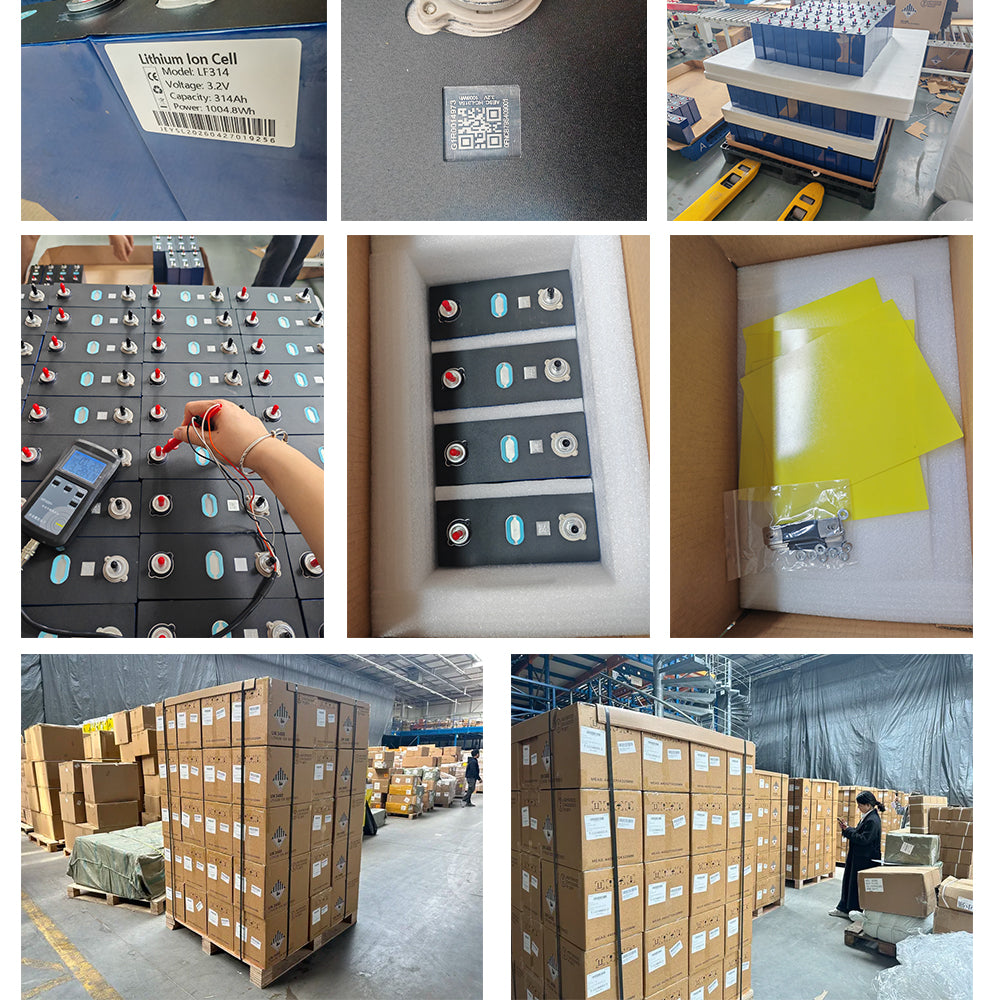 EU Stock- 2026 AESC Envision 315Ah 3.2V LiFePO4 Grade A Prismatic Battery Cell for Energy Storage Systems