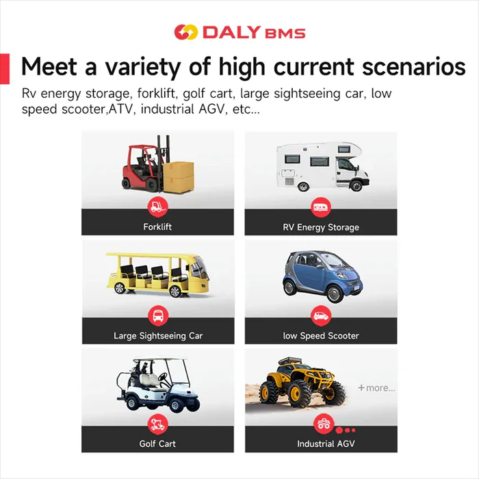 Free Shipping- DALY 250A 300A 400A 500A Smart BMS WITH NTC 3S to 24S S Series