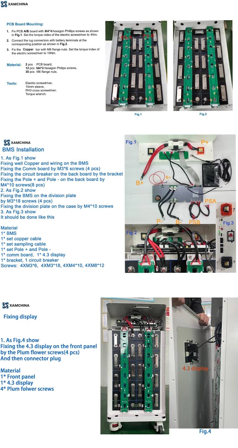 EU Stock -JK V19 51.2V 280AH 314AH Battery Pack Floor-standing DIY Kits