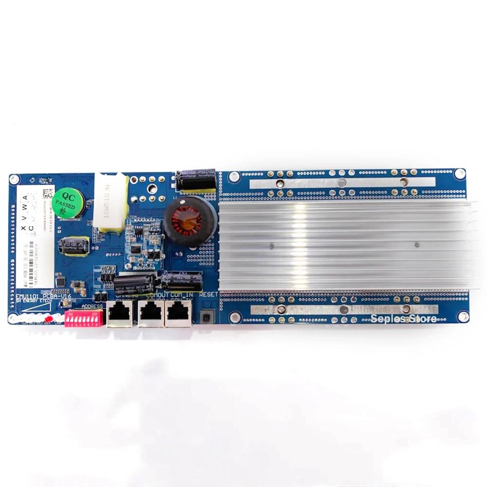 Free Shipping-Lifepo4 V2 Seplos Smart BMS 16S 100A 150A 200A With LCD NTC Deye Growatt Inverter