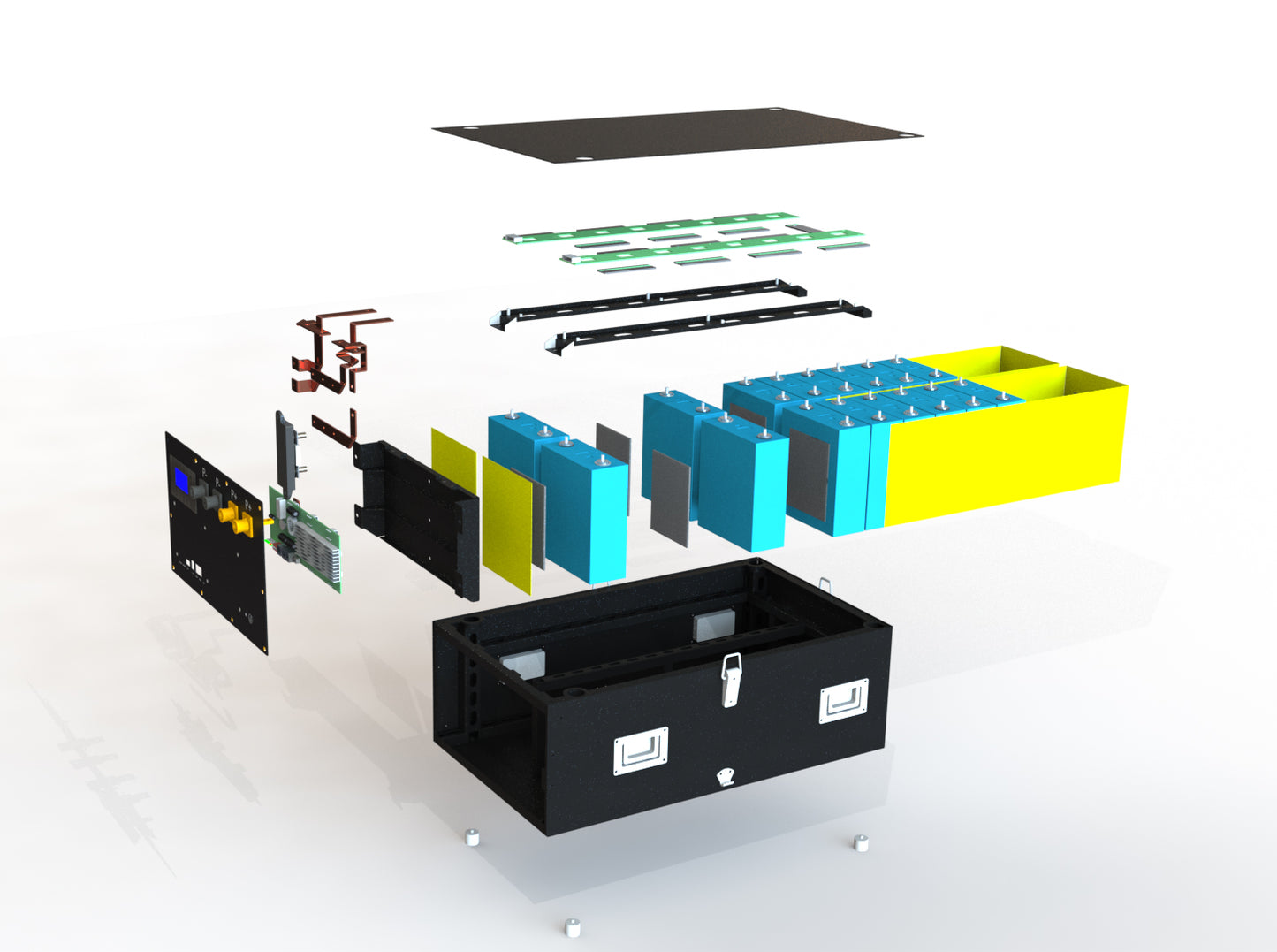 Free Shipping to EU-Seplos Stacked Lifepo4 Battery System 51.2V 3.0 BMS 2A Active Balancer