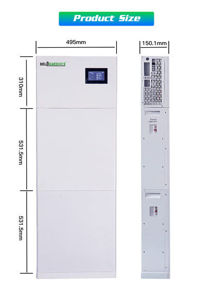 Free Shipping-All-In-One Semi-solid Solar Energy System 6-18KW  Floor and Wall Mounted design