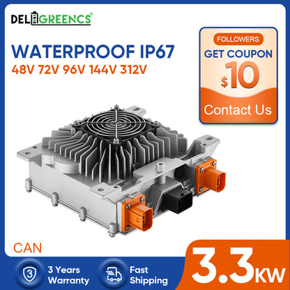Free Shipping- OBC 3.3KW CAN EV Motocycle Fast Charging