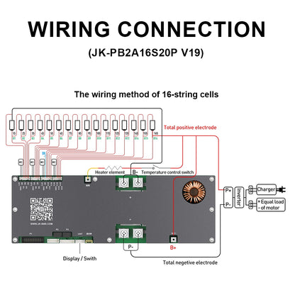 JK-PB2A16S30P V19 JIKONG Smart Inverter for LiFePO4 Li-ion LTO