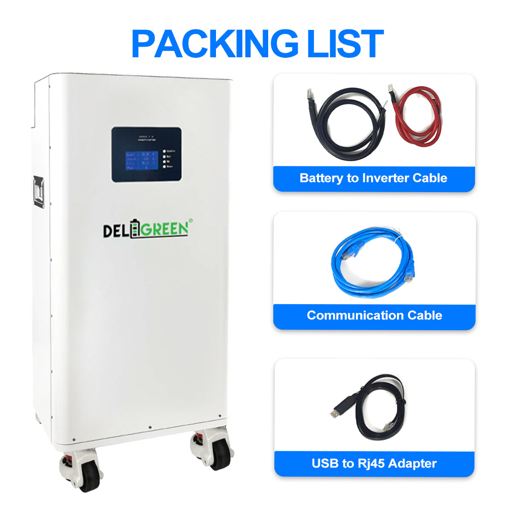 Pre-Assembled 51.2V 314Ah LiFePO4 Battery Pack | 3A Active Balancer + Heated Pads + Fire Safety | 8000 Cycles