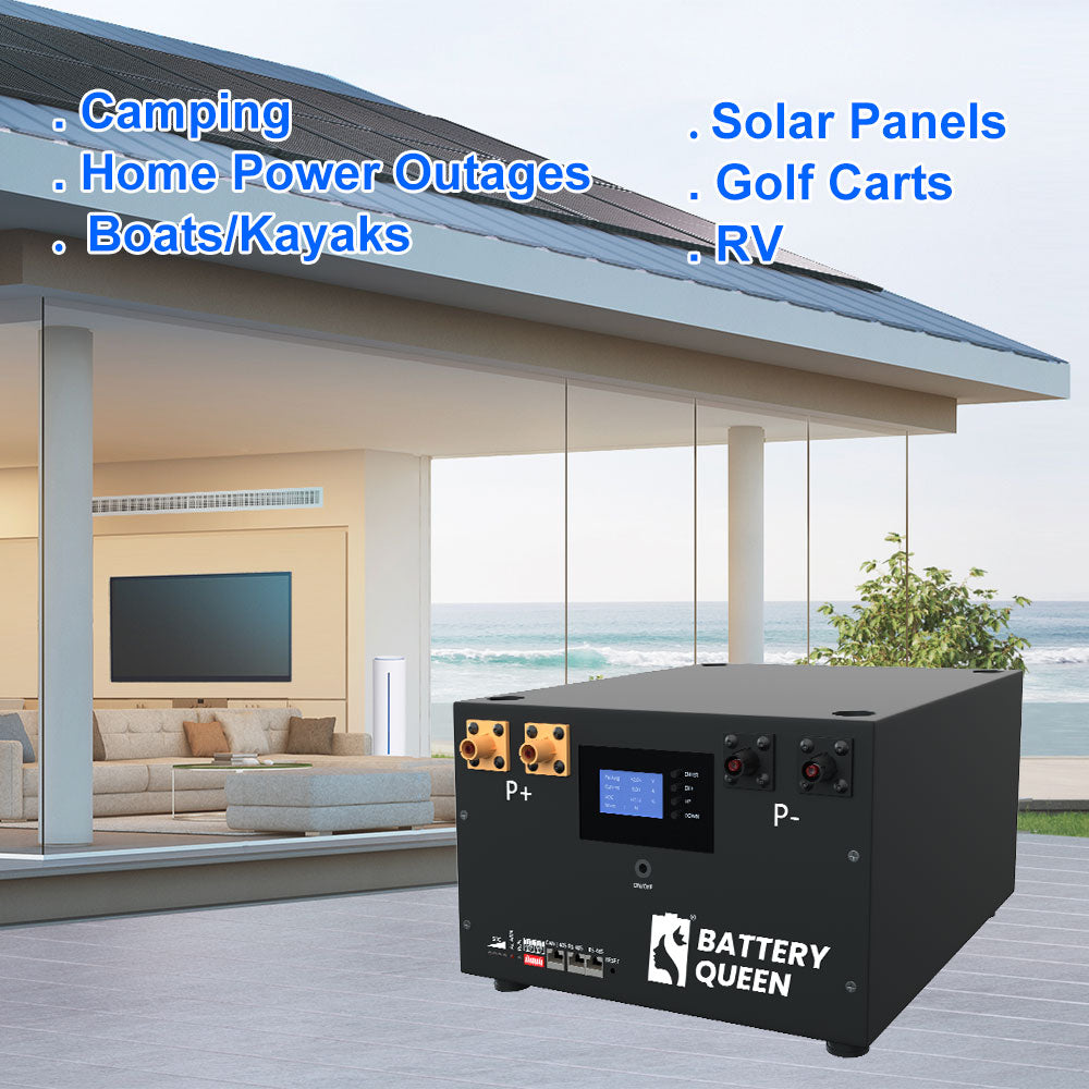 48V 105AH Seplos EVE Battery Pack with Smart JK BMS LFP 16S 100A Bluetooth Solar Energy ESS