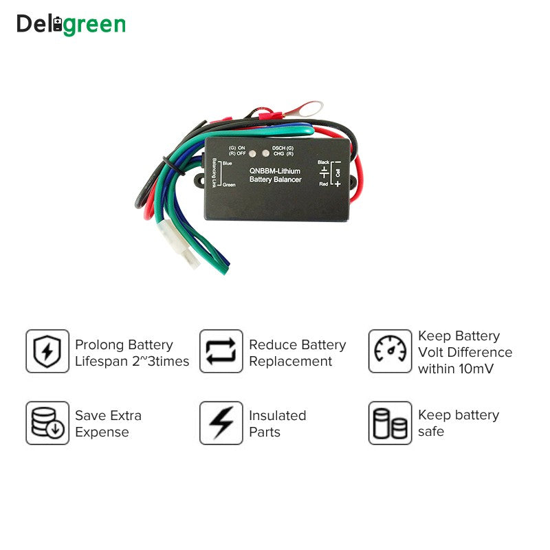 12V Active Battery Balancer for Lead-Acid and Lithium Batteries