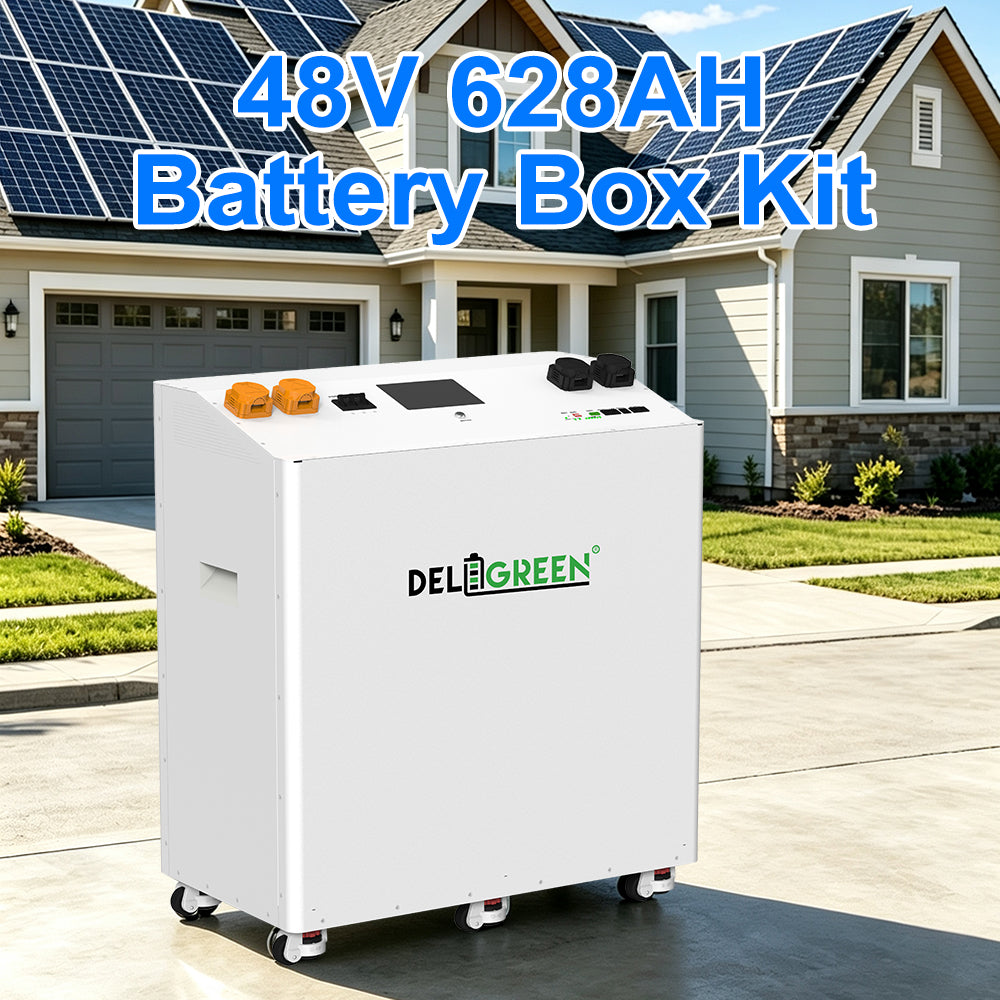 EU Stock-51.2V 628Ah LiFePO4 Battery DIY Kit - 33kWh Complete Pack with Cells | Smart BMS  for Home Solar Storage-Pre-sale