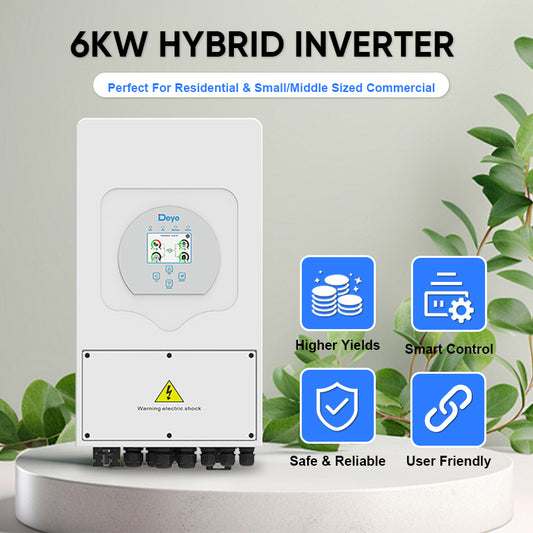 Deye 6.6KW Hybrid Solar Inverter with IP65 Protection