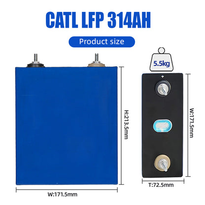 CATL- 314AH Lifepo4 Battery  Grade A