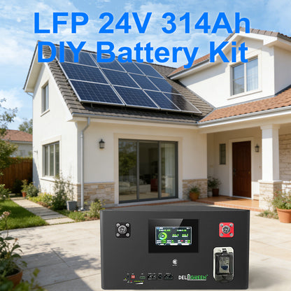 Free Shipping - 24V JK Stacked Lifepo4 Battery System DIY Kit built in BMS