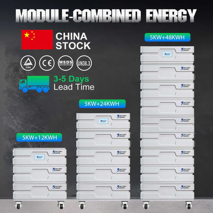 Free Shipping- All-in-one Stackable Module-combined Energy Solar System 6KW 12KW 18KW