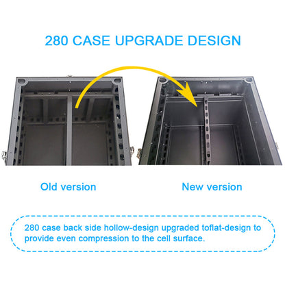 EU Stock -DIY 48V LiFePO4 Battery Pack Stacking Kit, Individual Black Metal Sheet Housing, Stacking Model