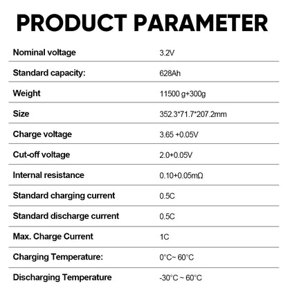 EVE- 628AHK Lifepo4 Battery Free Shipping Brand New 12000 Cycles