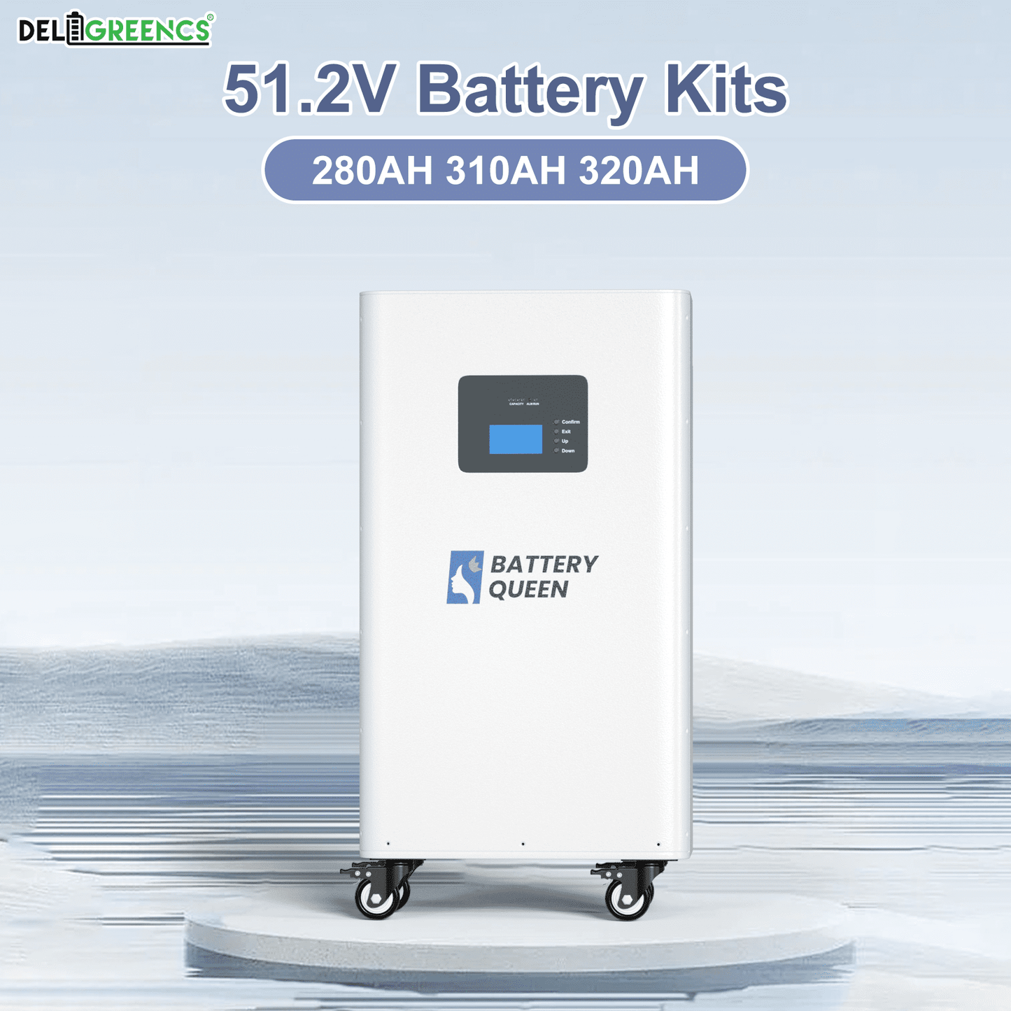 Free Shipping-  Battery Box 51.2V Lifepo4 Power Bank Built In BMS No Active Balancer