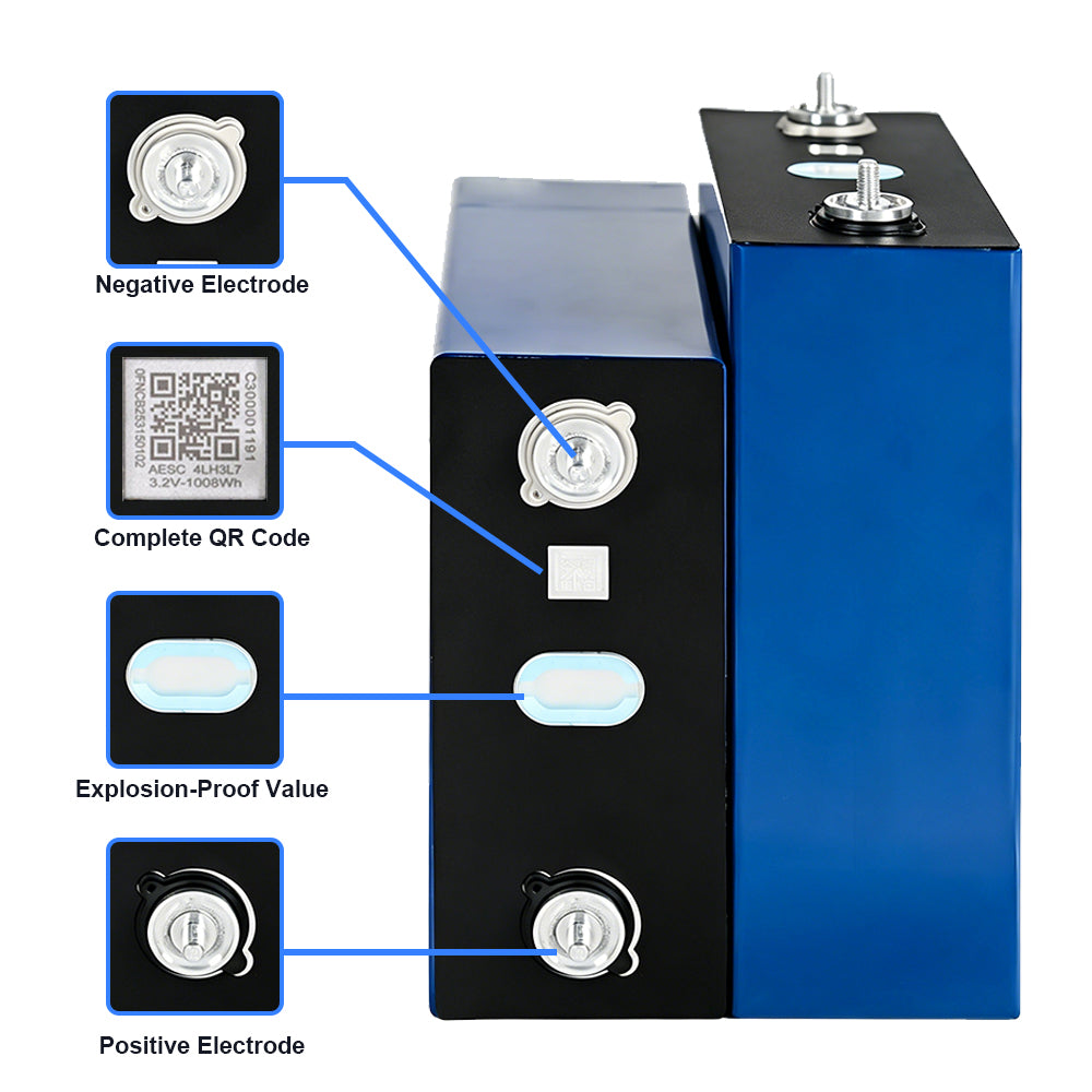 EU Stock- 2026 Envision 315Ah 3.2V LiFePO4 Grade A Prismatic Battery Cell for Energy Storage Systems