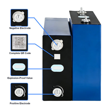 EU Stock- 2026 Envision 315Ah 3.2V LiFePO4 Grade A Prismatic Battery Cell for Energy Storage Systems