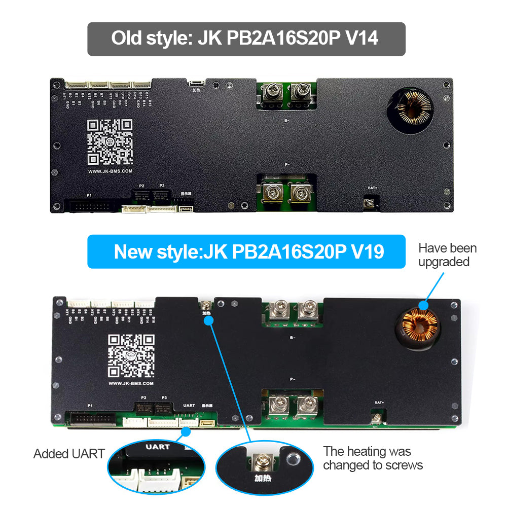 JK-PB2A16S30P V19 JIKONG Smart Inverter for LiFePO4 Li-ion LTO