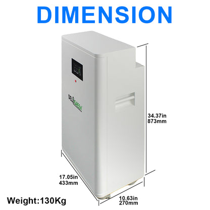 EVE Pre-assembled Battery Pack Plug-and-Play 51.2V 314Ah 16kWh LiFePO4 | Grade A+ EVE314 Cells | JK V19 BMS | 8000+ Cycles