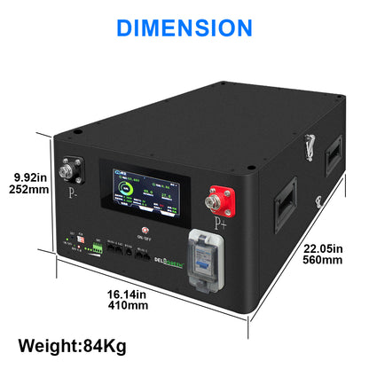 EU Stock- Deligreen 10kWh 51.2V 200Ah LiFePO4 Battery – CATL Cells, JK V19 200A Smart BMS