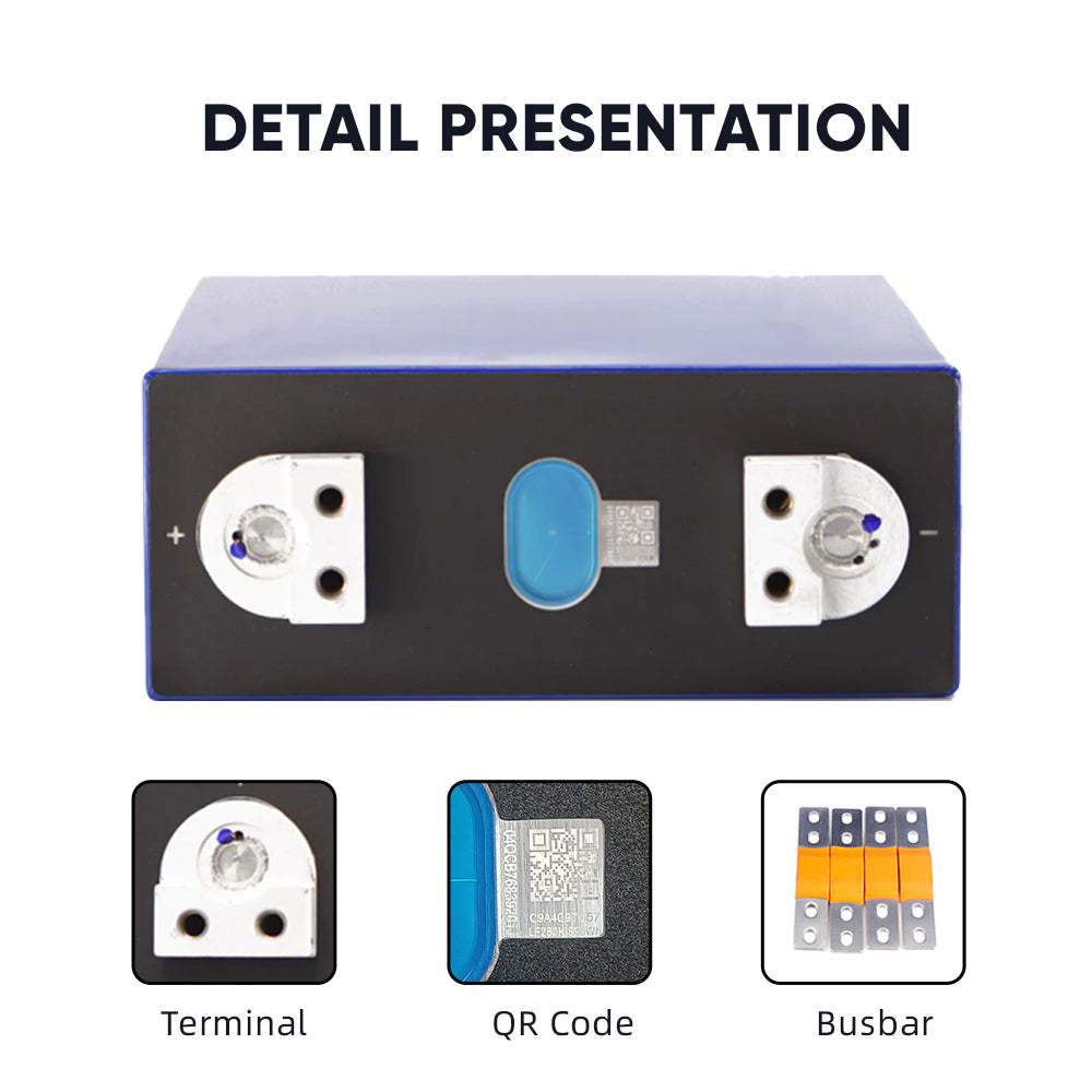 EVE- 280ah Double Stud V3 Grade A LiFePO4 3.2V Pristmatic Batteries Cells