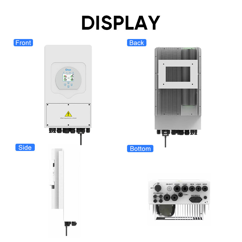 Deye 5KW Hybrid Solar Inverter with IP65 Protection - Advanced Photovoltaic Energy Solution