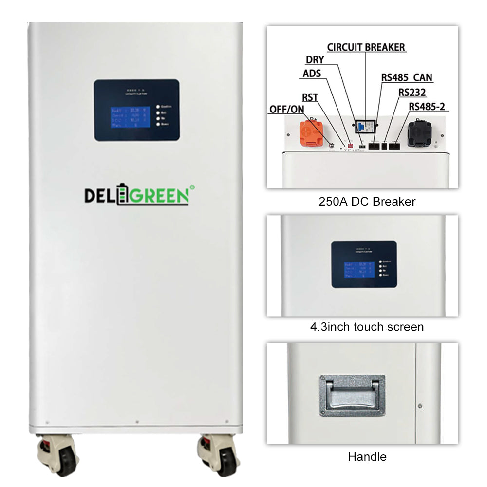 EU Stock -JK V19 51.2V 280AH 314AH Battery Pack Floor-standing DIY Kits