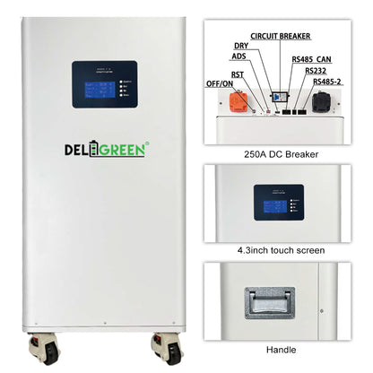 EU Stock -JK V19 51.2V 280AH 314AH Battery Pack Floor-standing DIY Kits