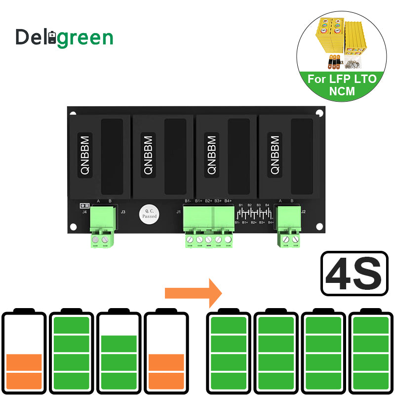 Free Shipping-QNBBM 3S to 8S Battery Balancer For LifePO4,LTO,Polymer ,LMO,LI NCM LI-ion