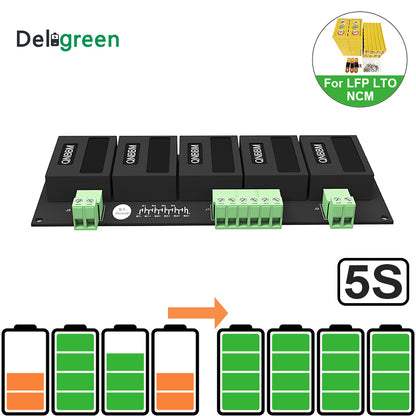 Free Shipping-QNBBM 3S to 8S Battery Balancer For LifePO4,LTO,Polymer ,LMO,LI NCM LI-ion