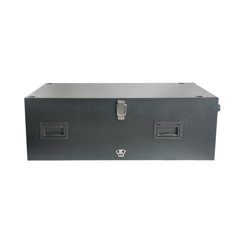 EU Stock -DIY 48V LiFePO4 Battery Pack Stacking Kit, Individual Black Metal Sheet Housing, Stacking Model