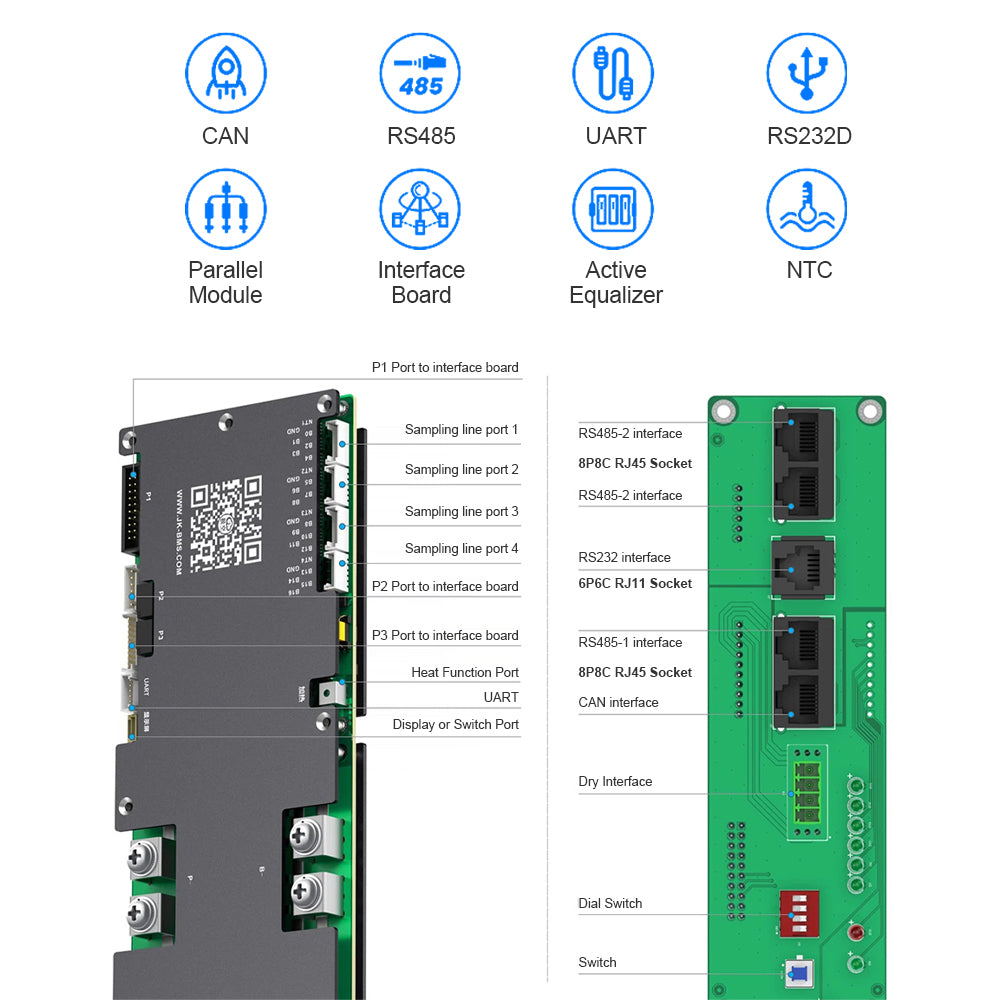 EU Stock- Deligreen 10kWh 51.2V 200Ah LiFePO4 Battery – CATL Cells, JK V19 200A Smart BMS