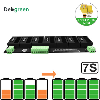 Free Shipping-QNBBM 3S to 8S Battery Balancer For LifePO4,LTO,Polymer ,LMO,LI NCM LI-ion