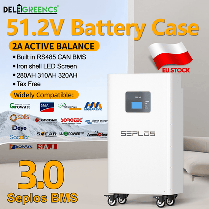 Free Shipping- Seplos 3.0 Battery Pack 51.2V Power Bank Lifepo4 With Active Balancer Built In BMS