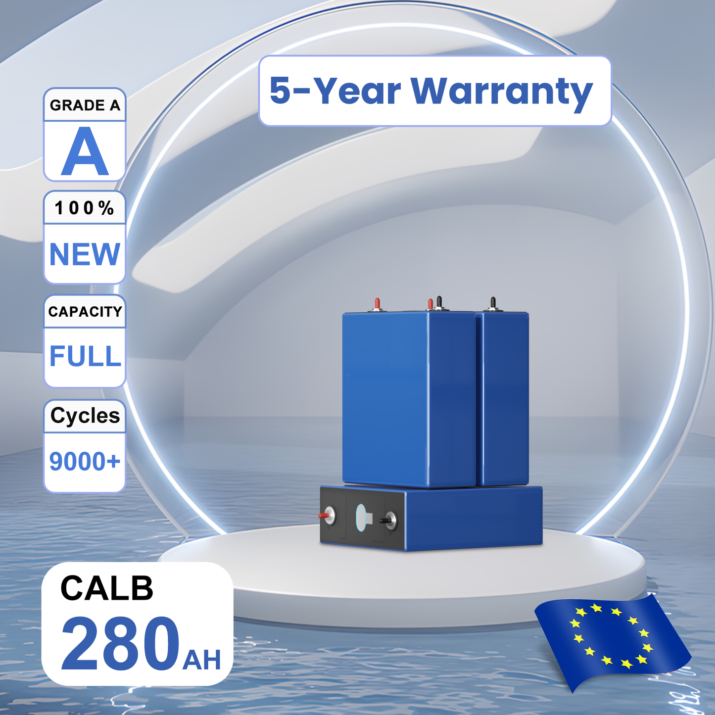 EU Free Shipping- CALB 280Ah 3.2V Lifepo4 Battery Grade A EV Level 9000 Cycles