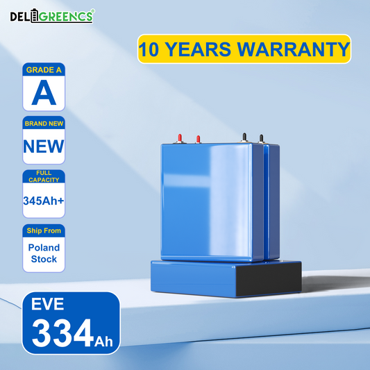 EVE LF334 3.2V 334Ah Grade A LiFePO4 Battery Cell 3C Power | EU Stock Fast Delivery