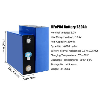 Free Shipping - CATL 228Ah 230Ah Lifepo4 Rechargeable Battery