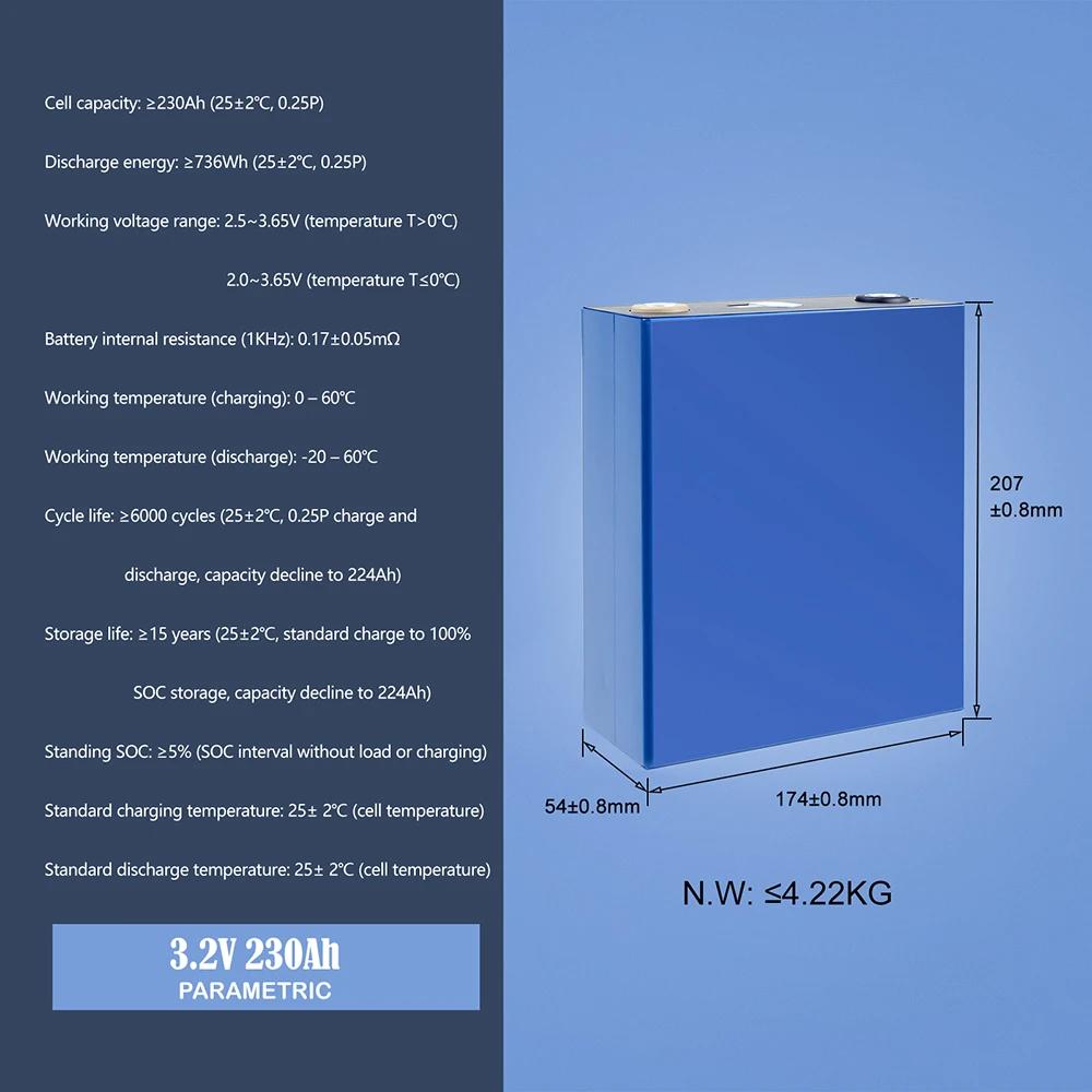 Free Shipping - CATL 228Ah 230Ah Lifepo4 Rechargeable Battery