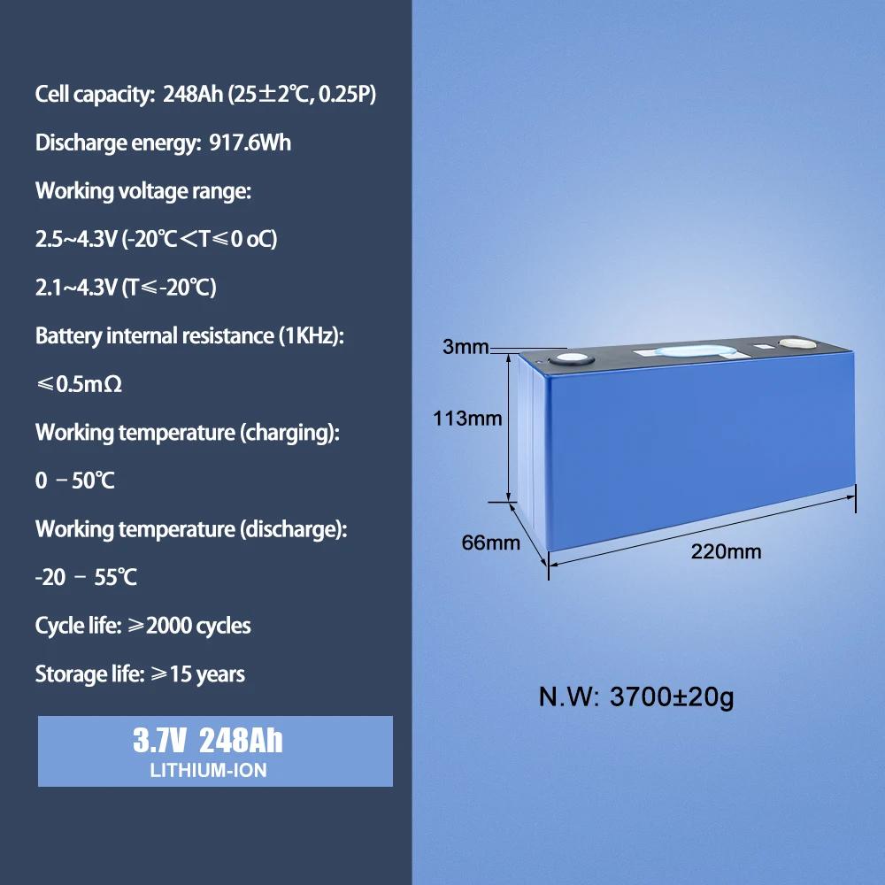 CATL- Li-ion 248AH 3.7V Lithium NCM Battery