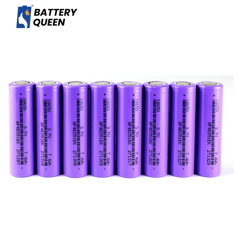 New Original 18650 Battery 2000mAh 3.7V Power Rechargeable Lithium-ion Battery Pack 1000 Cycles For Headlamp  Flashlight