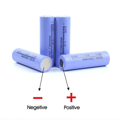 Pack de batteries rechargeables Lifepo4, 3000mAh, 21700, 3.2V, 3000 Cycles, pour lampe frontale et lampe de poche 