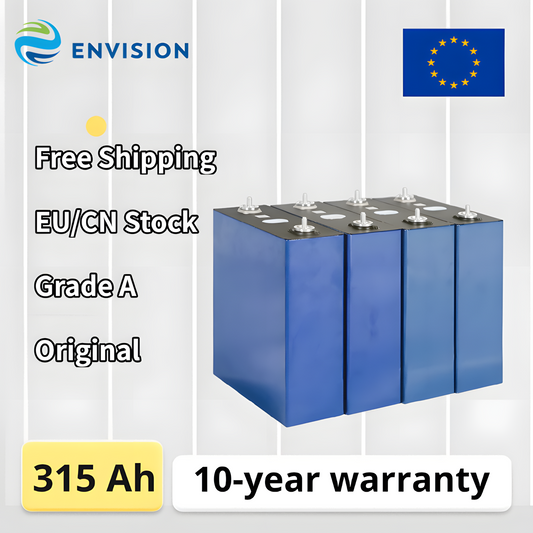EU Stock- 2026 Envision 315Ah 3.2V LiFePO4 Grade A Prismatic Battery Cell for Energy Storage Systems